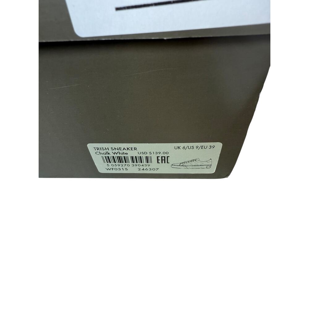 All Saints Women's Chalk White Trish Sneaker Size 9 - Picture 6 of 7